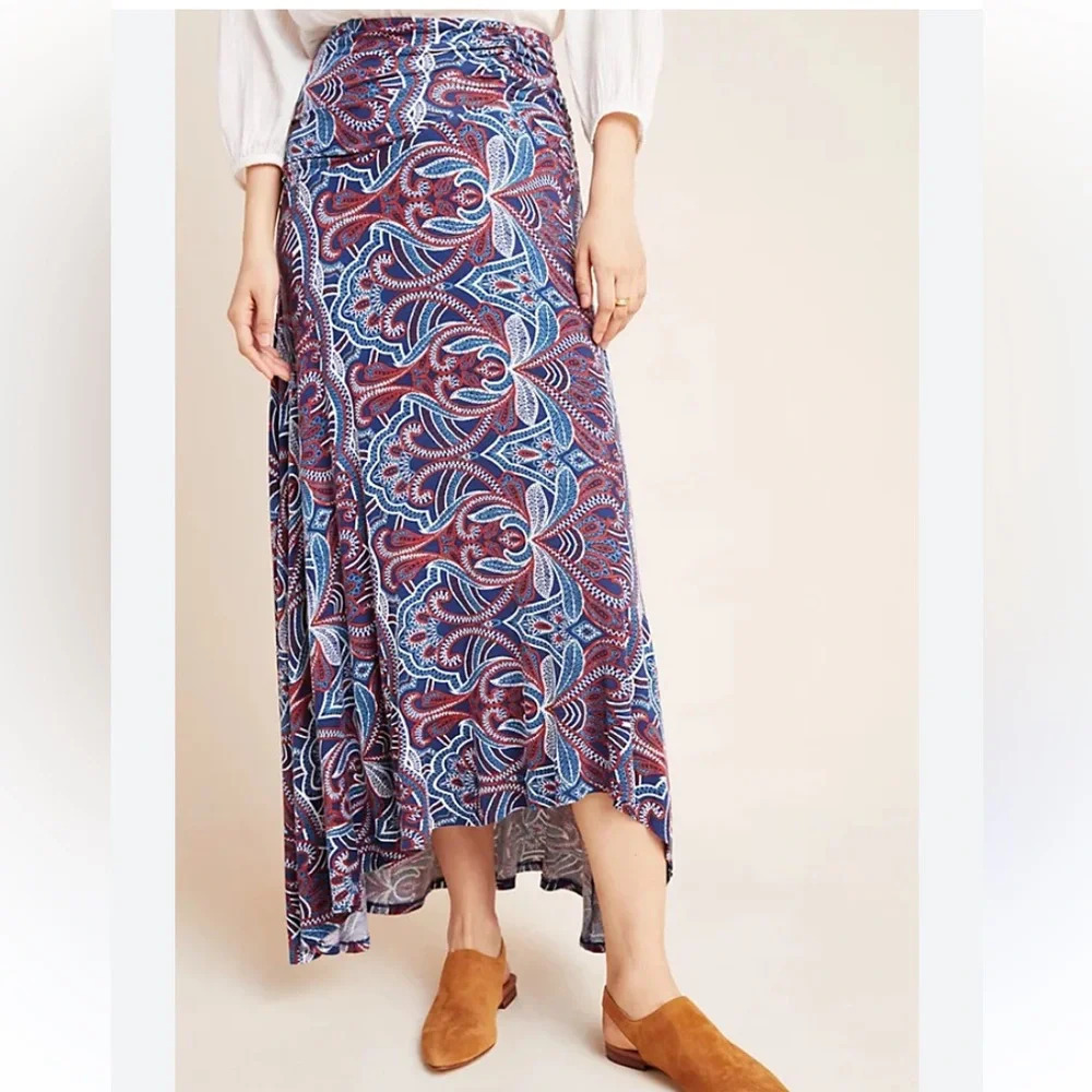 Anthropologie Maeve Melissa Knit Maxi Skirt